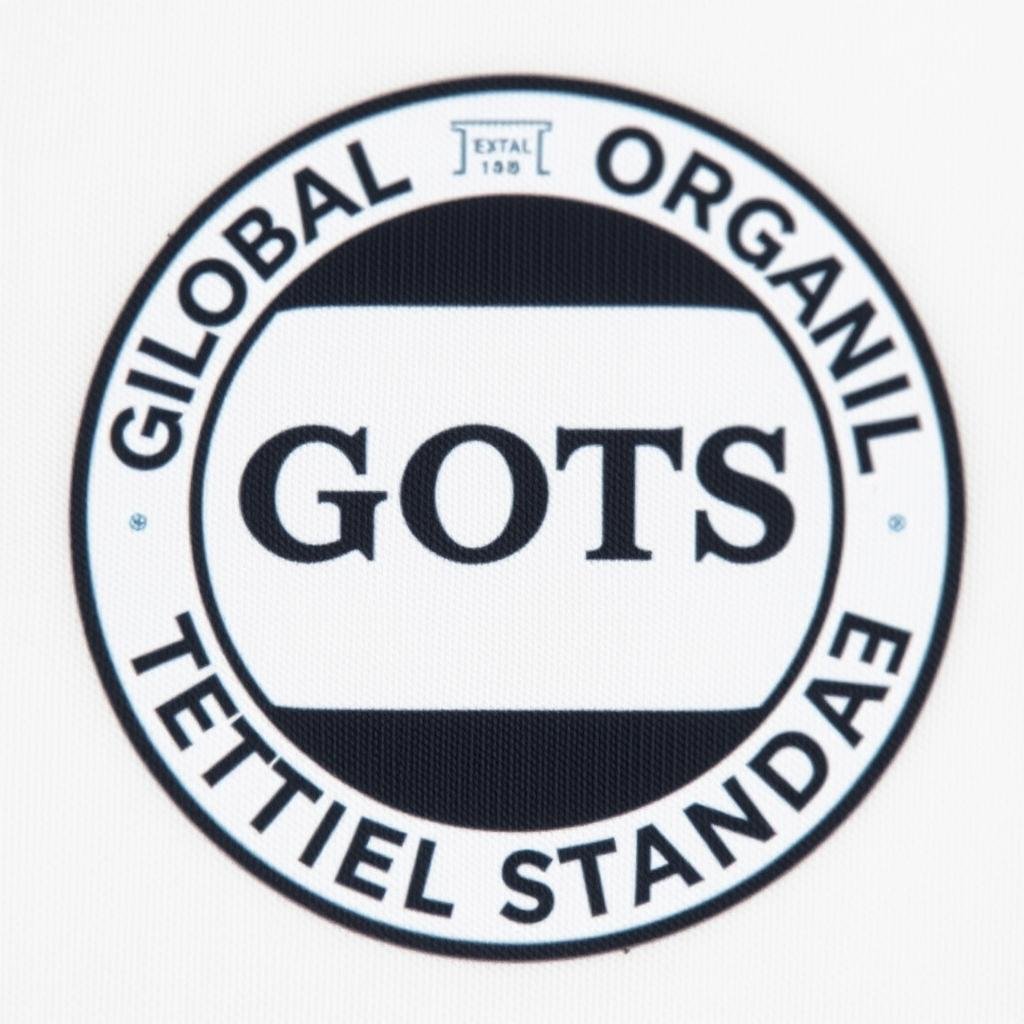 GOTS certification logo for sustainable women's fashion clothing