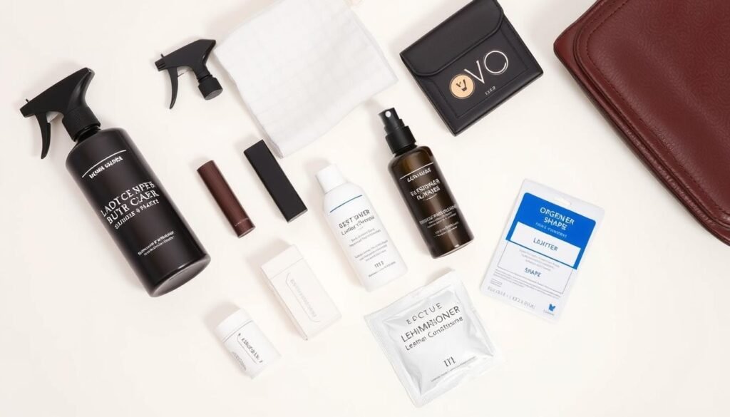 Summer care essentials for designer bags including protective sprays and storage solutions