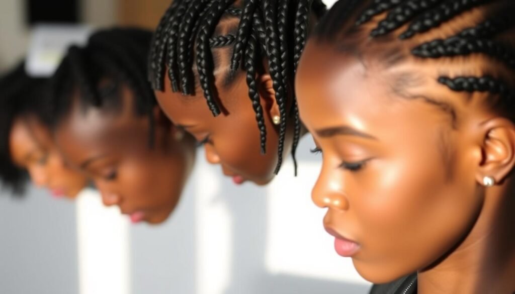 cornrow styles for short hair