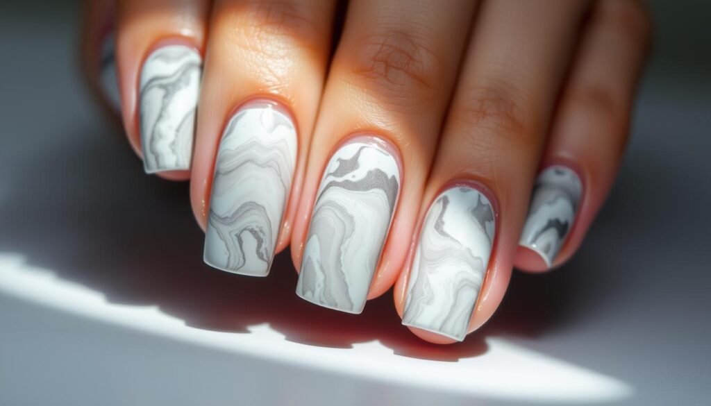 marble nail art marble nail art