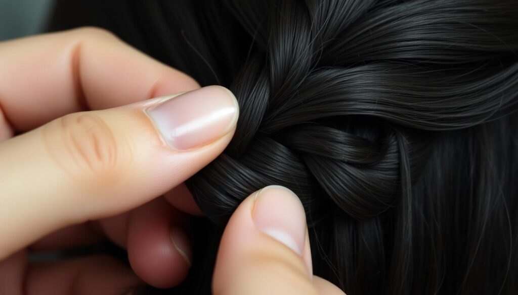 three-strand braid technique