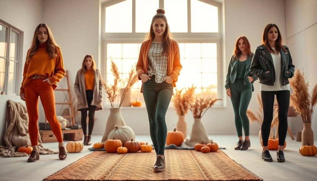 seasonal legging styling