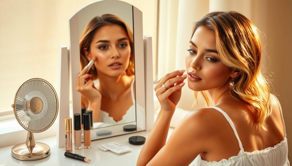 summer makeup touch-ups